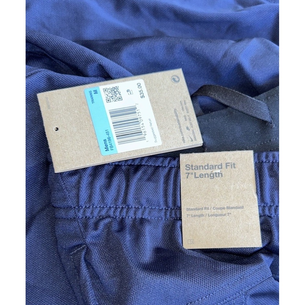 NEW Nike Challenger 7" Brief Lined Running Shorts Navy Blue- Men's Medium